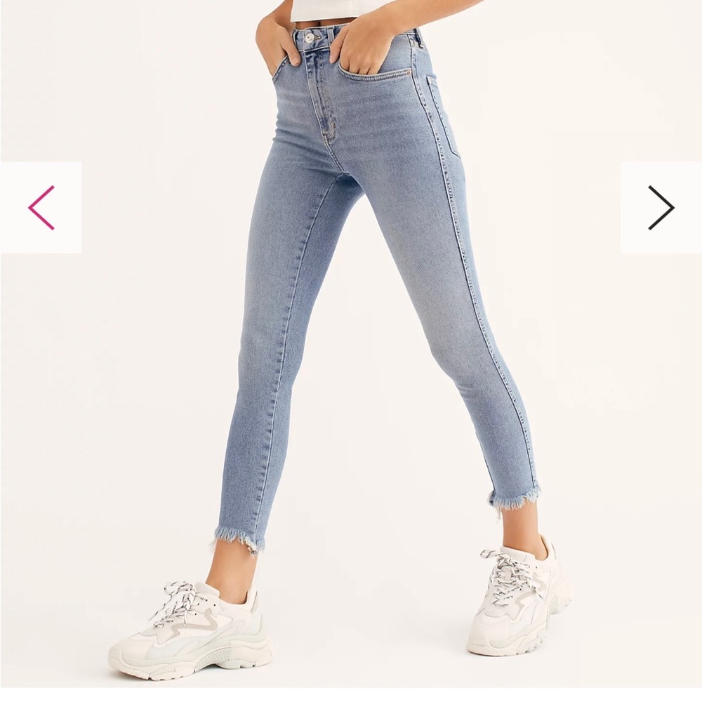 NWT Free People High Rise Raw Him Jegging size 27